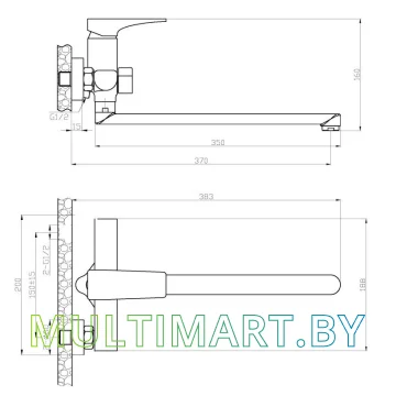 Смеситель AV Engineering AVDAR3-51053 картинка 5